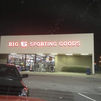 Big 5 Sporting Goods - At night store front - Sporting Goods Near Me - Salinas, California
