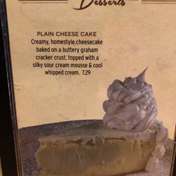 Giorlando's Restaurant - Plain cheesecake - Italian Near Me - Metairie, Louisiana