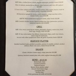 Brown Horse Inn - Menu page 2