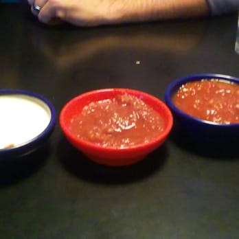 Cafe Del Rio - 3 different salsas. - Tex-Mex Near Me - Mesquite, Texas Cafe Del Rio - 3 different salsas. - Tex-Mex Near Me - Mesquite, Texas