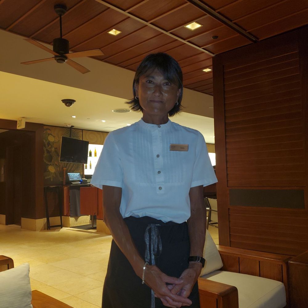 Wai'olu Ocean Cuisine - Our server, Sally K - Sushi Bars Near Me - Honolulu, Hawaii Wai'olu Ocean Cuisine - Our server, Sally K - Sushi Bars Near Me - Honolulu, Hawaii