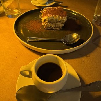 Cedro Italian Restaurant - Tiramisu and espresso - Italian Near Me - Newbury Park, California