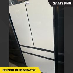 Appliance Warehouse - Refrigerator Samsung Bespoke with AutoFill Water Pitcher - White Glass