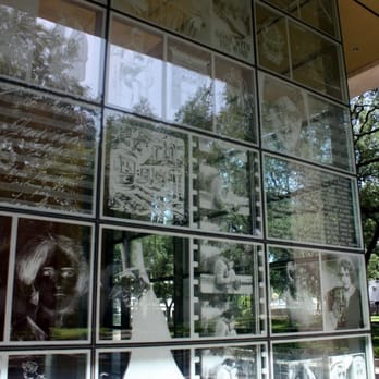 Harry Ransom Center - Etched glass windows - Museums Near Me - Austin, Texas