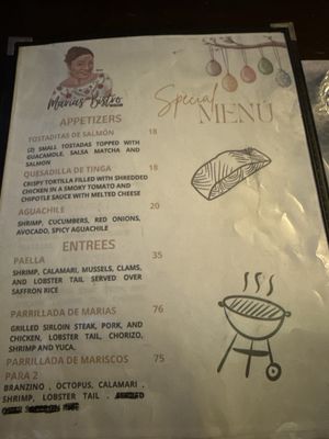 Menu photo 1 Maria's Bistro Mexicano Brooklyn, NY