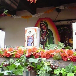 Outside porch of Santisima