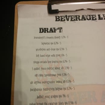 Burger Antics - Draft menu - Burgers Near Me - Brookfield, Illinois