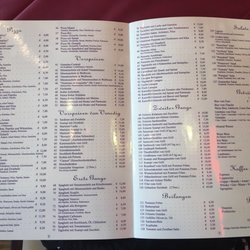 Pizzeria Vesuvio - Deutsche Speisekarte