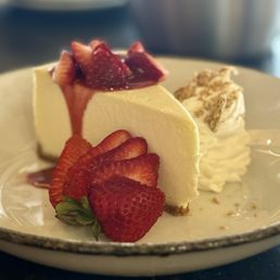 I'm not a lover of sweets the this was velvety cheesecake is a great! They accommodated our party 30+ people with ease! I'm not a lover of sweets the this was velvety cheesecake is a great! They accommodated our party 30+ people with ease!