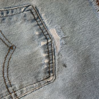 Denim Doctors - Before - hole near back pocket of my shorts. - Sewing & Alterations Near Me - Los Angeles, California Denim Doctors - Before - hole near back pocket of my shorts. - Sewing & Alterations Near Me - Los Angeles, California