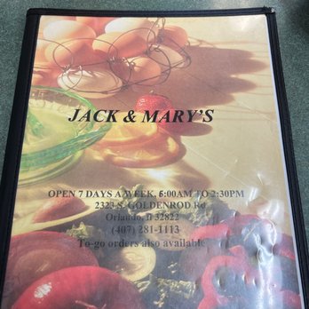 Jack & Mary's Restaurant - American Near Me - Orlando, Florida