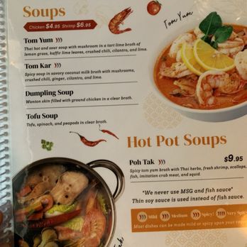 Tusk Thai Cuisine - Menu - Thai Near Me - Batavia, Illinois