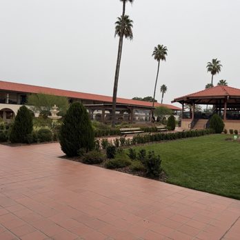 Tesla - Gazebo in the middle of the square - EV Charging Stations Near Me - Santa Nella, California