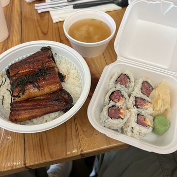Fukada - Unagi Don and Spicy Tuna Roll - Japanese Near Me - Irvine, California