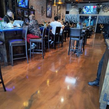 Captains Grill - Upland - Floor looks like moving wood - Seafood Near Me - Upland, California