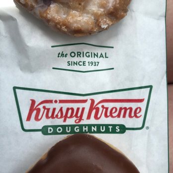 Krispy Kreme Doughnuts - Blueberry Cake and Chocolate Glazed - Donuts Near Me - Roswell, Georgia