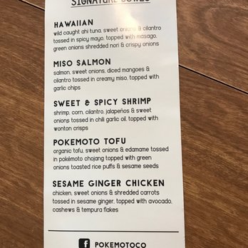 Pokemoto - Menu - Poke Near Me - Franklin, Massachusetts Pokemoto - Menu - Poke Near Me - Franklin, Massachusetts
