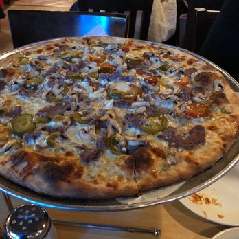 Porky's Cafe - a pizza on a pan - American Near Me - Shelton, Connecticut Porky's Cafe - a pizza on a pan - American Near Me - Shelton, Connecticut