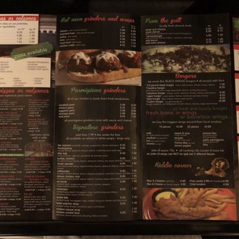 Cuzins Pizza - Menu as of March 2019 - Pizza Near Me - Seekonk, Massachusetts