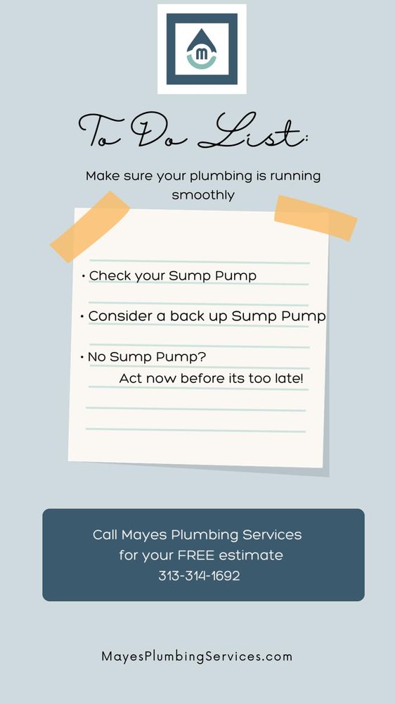 Slide of Mayes Plumbing Services