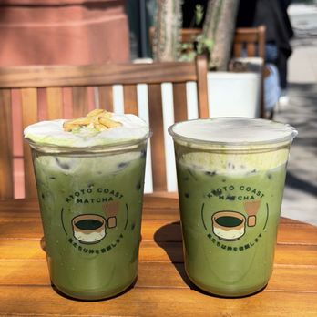 Kyoto Coast Matcha - Banana breeze matcha and vanilla bean dream matcha - Coffee & Tea Near Me - San Diego, California Kyoto Coast Matcha - Banana breeze matcha and vanilla bean dream matcha - Coffee & Tea Near Me - San Diego, California