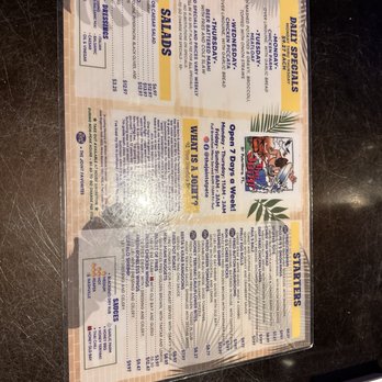 The Joint St. Pete - Menu - Sports Bars Near Me - Saint Petersburg, Florida