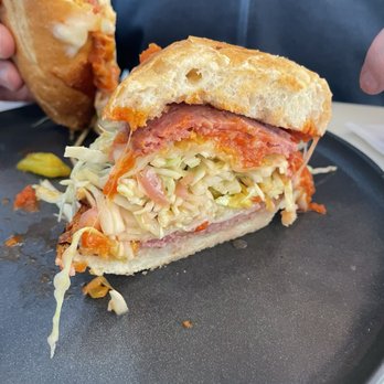 Pasture PDX - Meatball sandwich has sliced meatball meat - unique. - Wine Bars Near Me - Portland, Oregon Pasture PDX - Meatball sandwich has sliced meatball meat - unique. - Wine Bars Near Me - Portland, Oregon