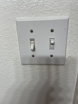 Photo of Pete's Handyman Help - Merced, CA, US. Working light switch