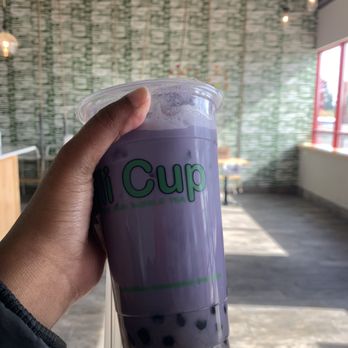 Tii Cup - Taro Milk tea with boba - Bubble Tea Near Me - Richfield, Minnesota