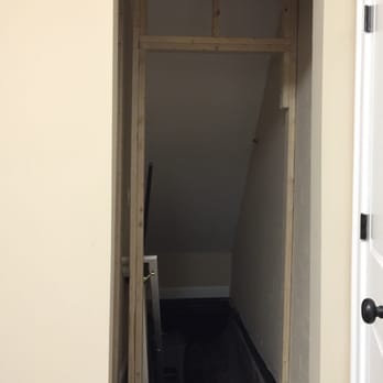 Cambridge Home Renovations - Install of wall and door to basement - General Contractors Near Me - Cambridge, Massachusetts Cambridge Home Renovations - Install of wall and door to basement - General Contractors Near Me - Cambridge, Massachusetts