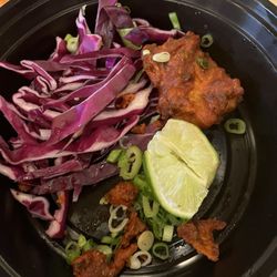 Curry Naan - Fish pakora