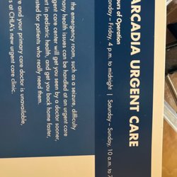 Children’s Hospital Los Angeles Urgent Care - Hours of Operation
