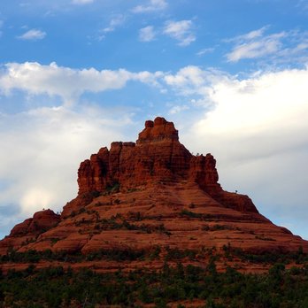 Bell Rock - Bell Rock--my partner was actually climbing up it this morning and experiencing a vortex - Hiking Near Me - Sedona, Arizona