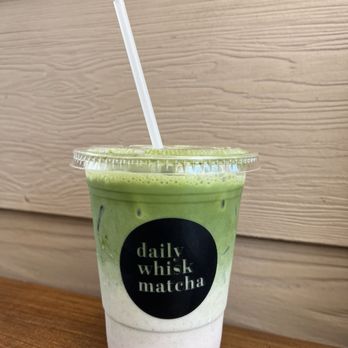 Daily Whisk Matcha - White Strawberry Matcha - Cafes Near Me - Honolulu, Hawaii
