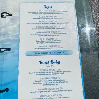 Sandbar - Menu 3 - New American Near Me - Clearwater Beach, Florida