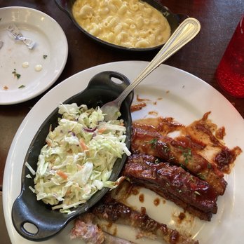 Lansdowne Arms - Half rack ribs with cole slaw and Mac and cheese - Irish Near Me - Highlands Ranch, Colorado