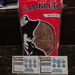 Smoker's discount - Roll my own pipe tobacco, spent $6 on lottery tickets, won $20 and a free ticket, as shown here...