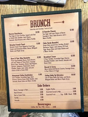 Menu photo 2 El Rancho Restaurant Gallup, NM