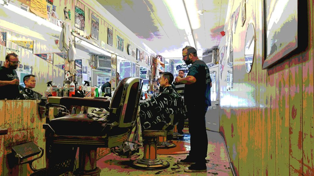 Custom Barber Shop Logo