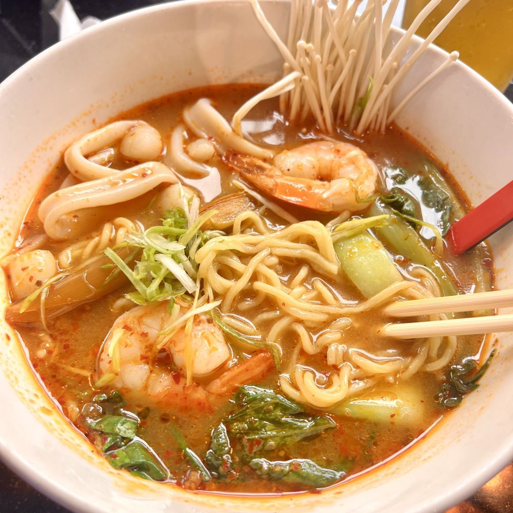 Noodle Boulevard - Spicy Seafood Tom Yum Ramen - Ramen Near Me - Cary, North Carolina