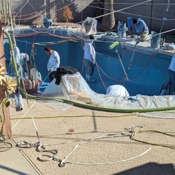 Sapphire Pool Solutions - workers on site - Pool & Hot Tub Service Near Me - Scottsdale, Arizona