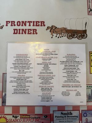 Menu photo 1 Frontier Diner Little Rock, AR Menu photo 1 Frontier Diner Little Rock, AR