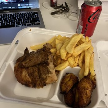 El Pollo Rico - 1/4 White, Fried Plantains, Steak Fries. - Latin American Near Me - Arlington, Virginia El Pollo Rico - 1/4 White, Fried Plantains, Steak Fries. - Latin American Near Me - Arlington, Virginia
