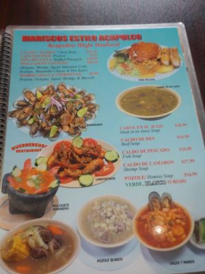 Menu photo 5 El Guerrerense Restaurant Chicago, IL Menu photo 5 El Guerrerense Restaurant Chicago, IL
