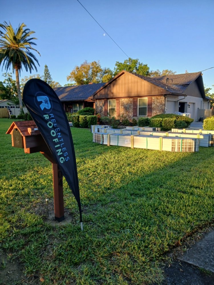 Slide of Relentless Roofing