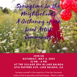 The Village Spa in Lake Balboa - Hosting bi-yearly local Artisan Event