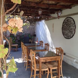 Carménère ecoHotel - The dining area in the garden