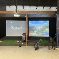 Bull Horn Brewing - The beginning of the golf simulators!