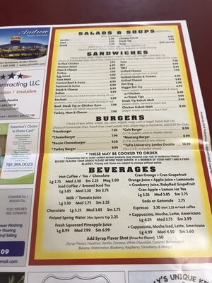 Menu photo 1 Dempsey's Breakfast and Lunch Medford, MA