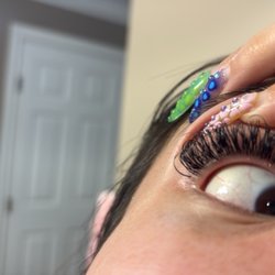Loesy Beauty - 2 sty's, sty's only show up on my waterline when lashes poke it.